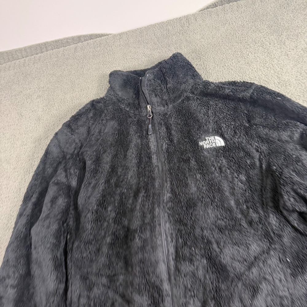 The North Face Osito Black Full Zip High Pile Fleece Jacket Womens XL